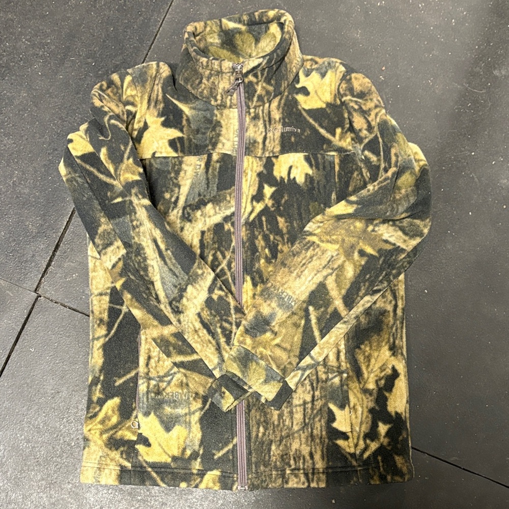 Columbia Kids Camouflage Jacket - Green and Brown